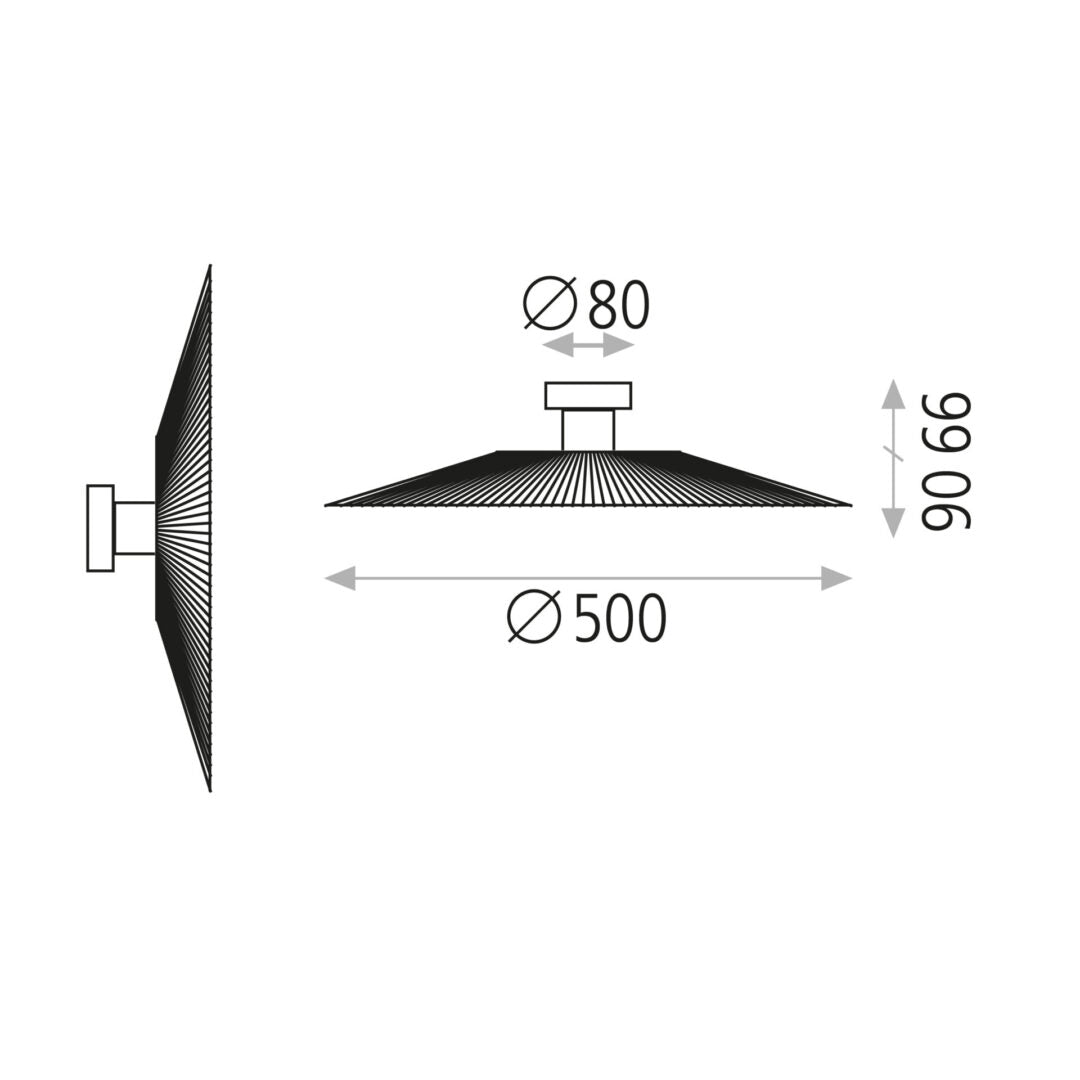 Pamela Applique / Plafoniera Ø35 – Ø50 – Ø68 cm | ACB