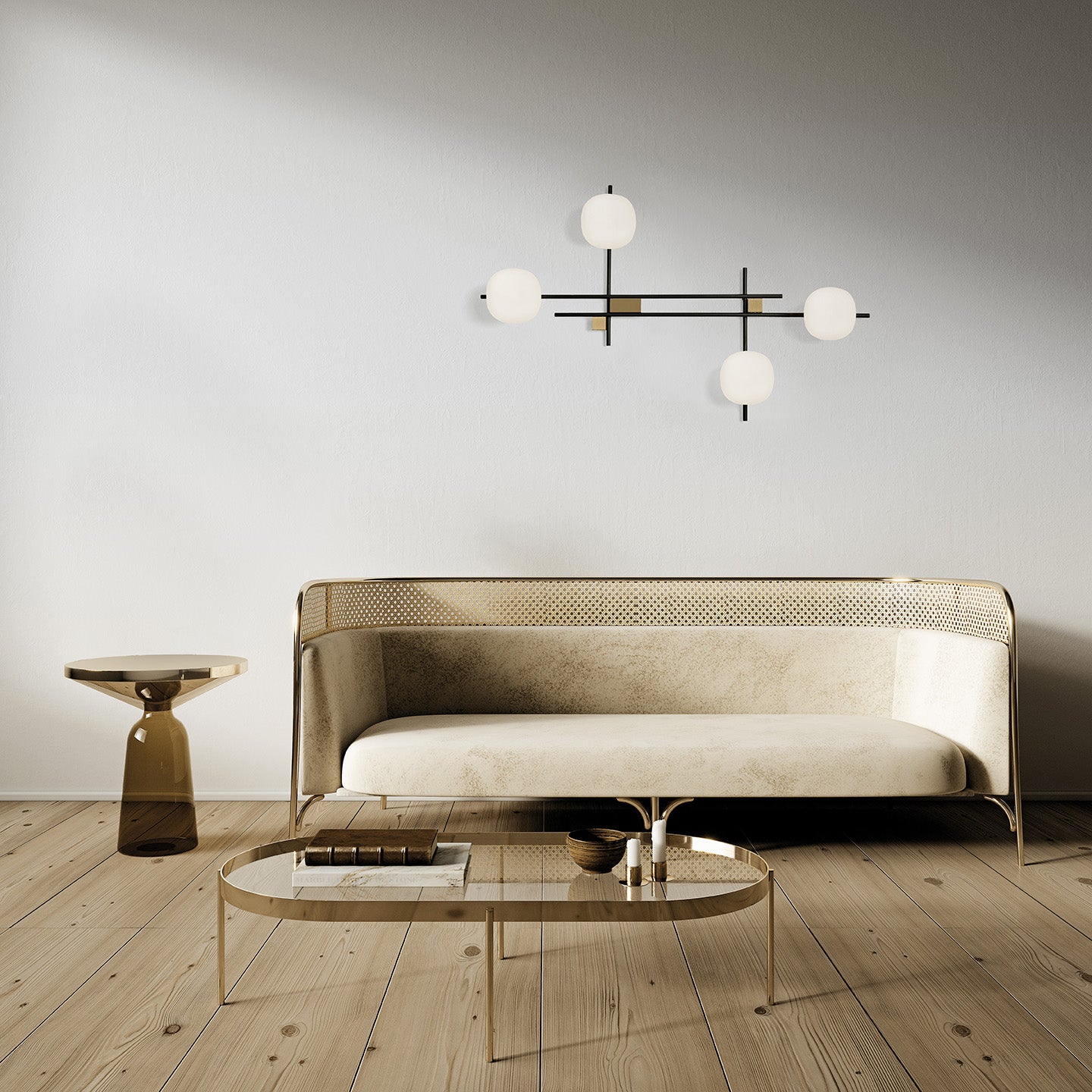 Miloox - Lingotto - 1744.347 - Applique 4 Luci