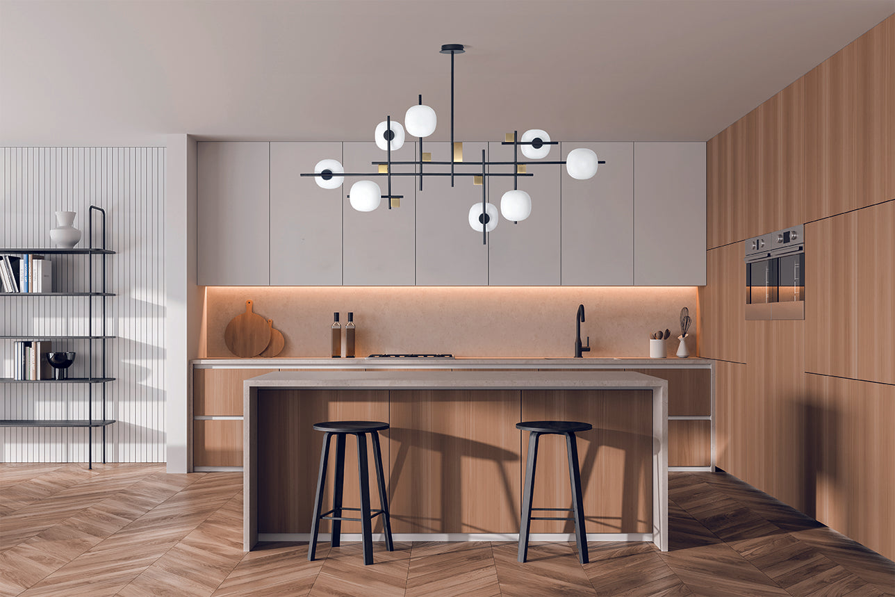 Miloox - Lingotto - 1744.351 - Lampada sospensione 8 Luci