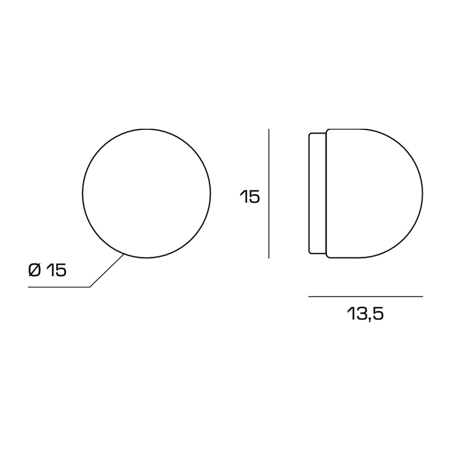 Miloox - Domu - 1744.380 - 1744.381 - Applique / Plafoniera