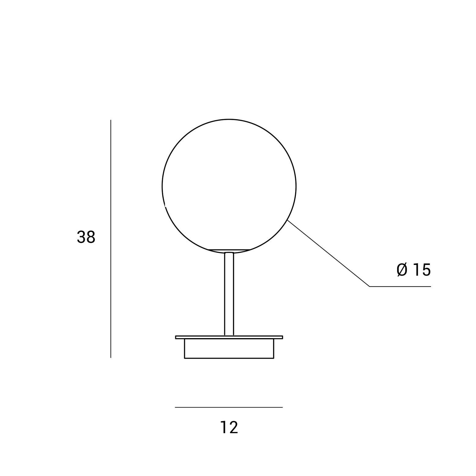 Miloox - Jugen Lampada da Tavolo
