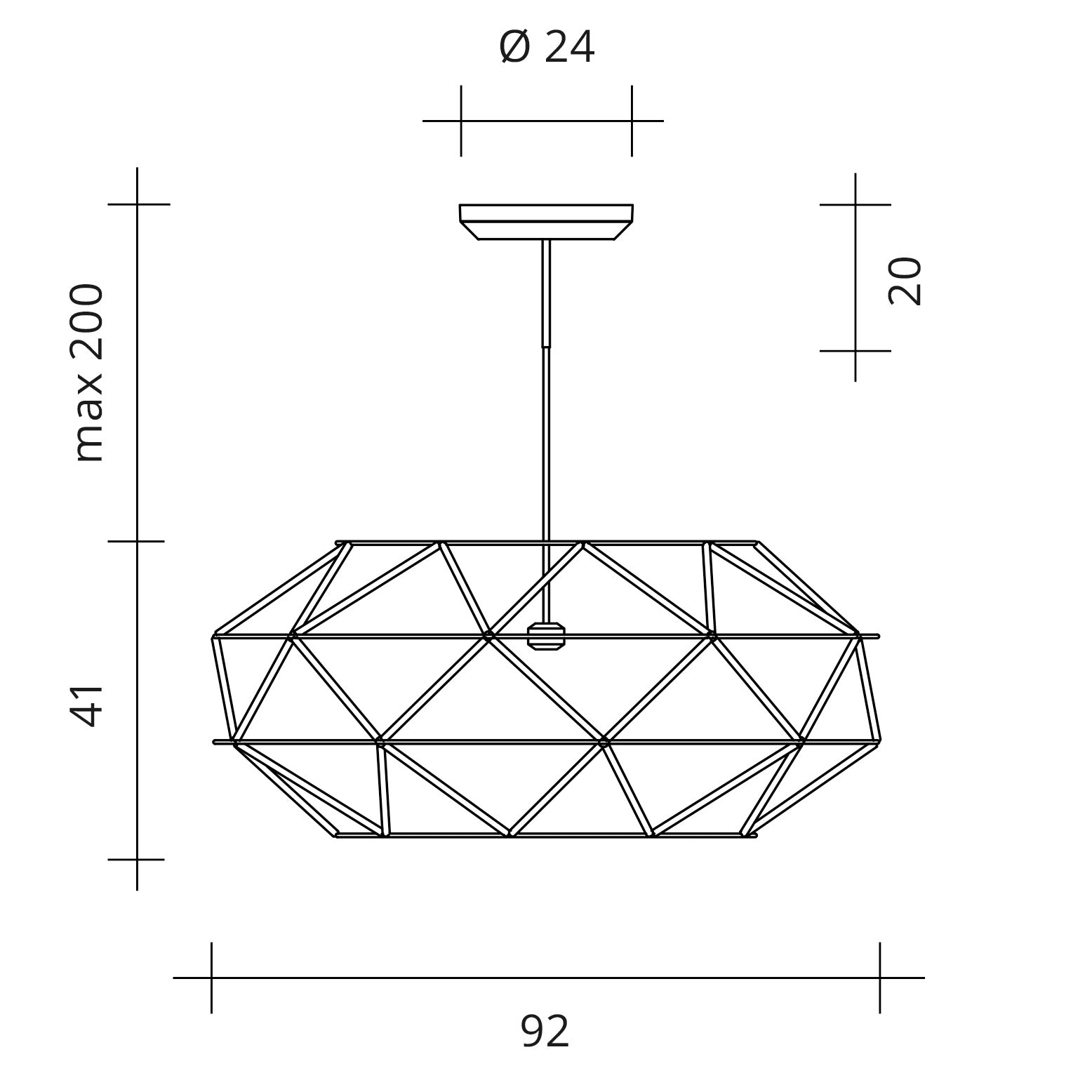 Sforzin Urban - Euclide - Sospensione On/Off