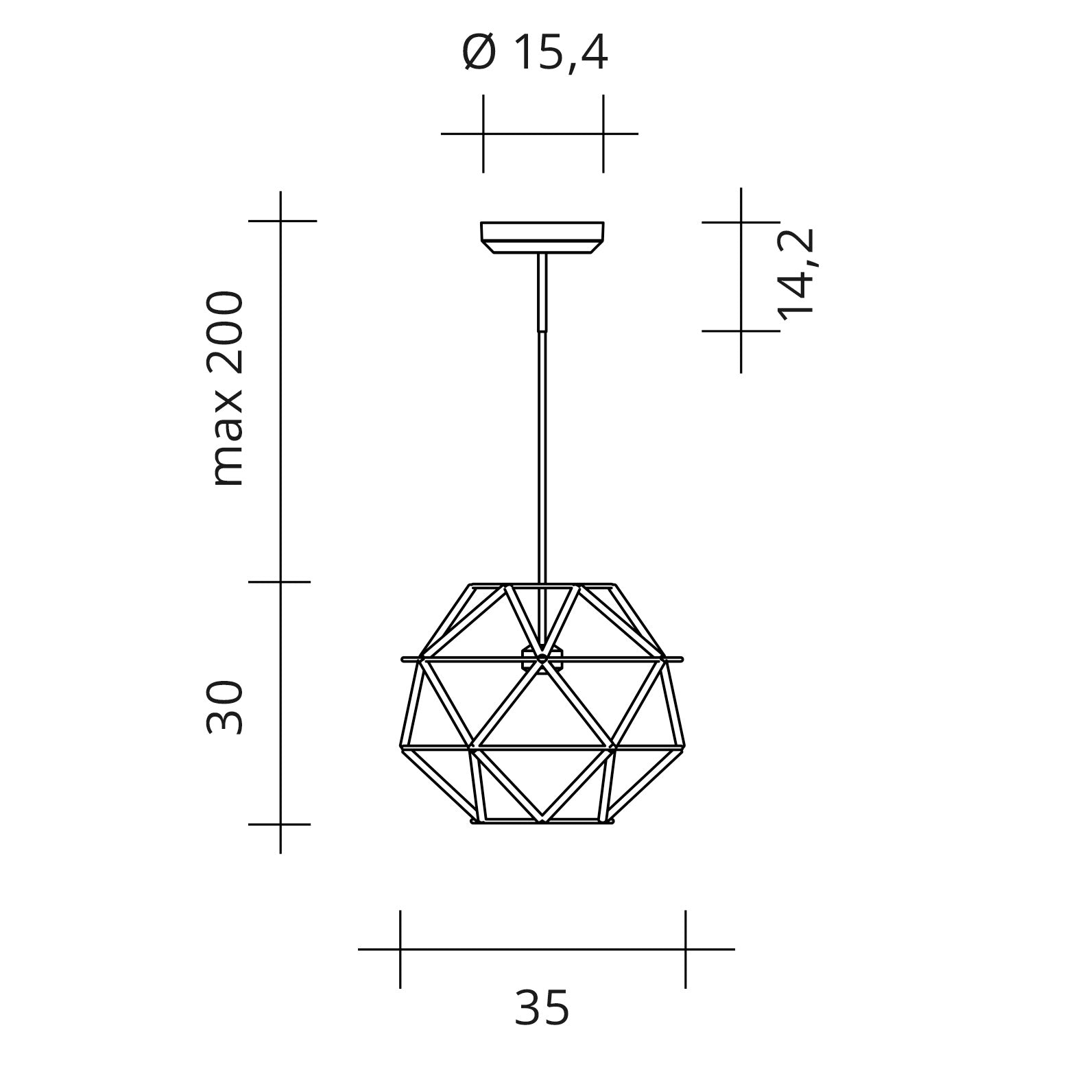 Sforzin Urban - Euclide L35 - Sospensione Push