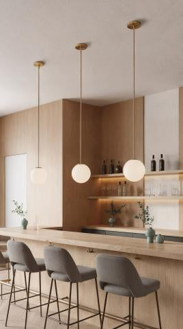 Parma Sospensione con Asta Rigida e Diffusore Decorativo Ø180 mm | ACB