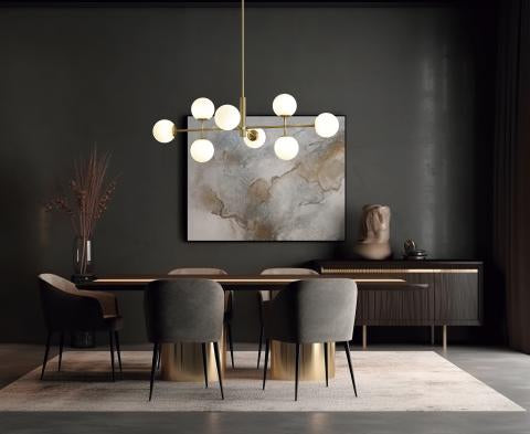 Doris Sospensione 1 Luce con Diffusore in Vetro | ACB