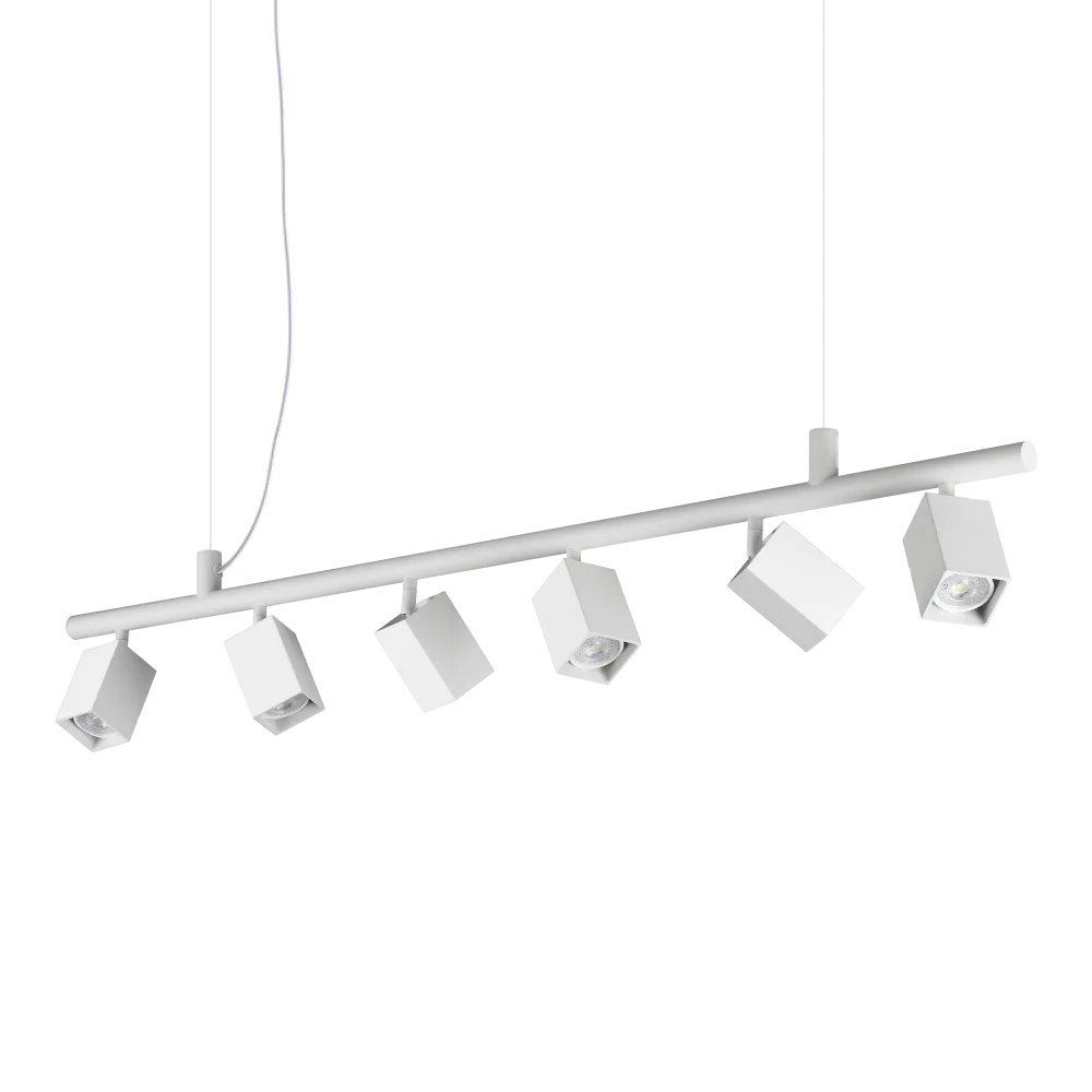 Ideal Lux - Dynamite SP4 / SP6 Square – Lampada a sospensione orientabile