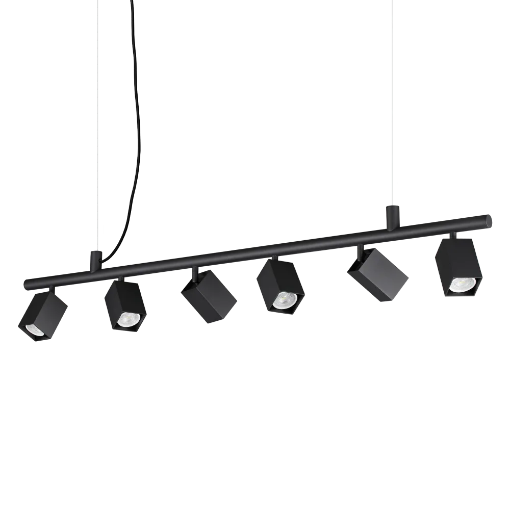 Ideal Lux - Dynamite SP4 / SP6 Square – Lampada a sospensione orientabile