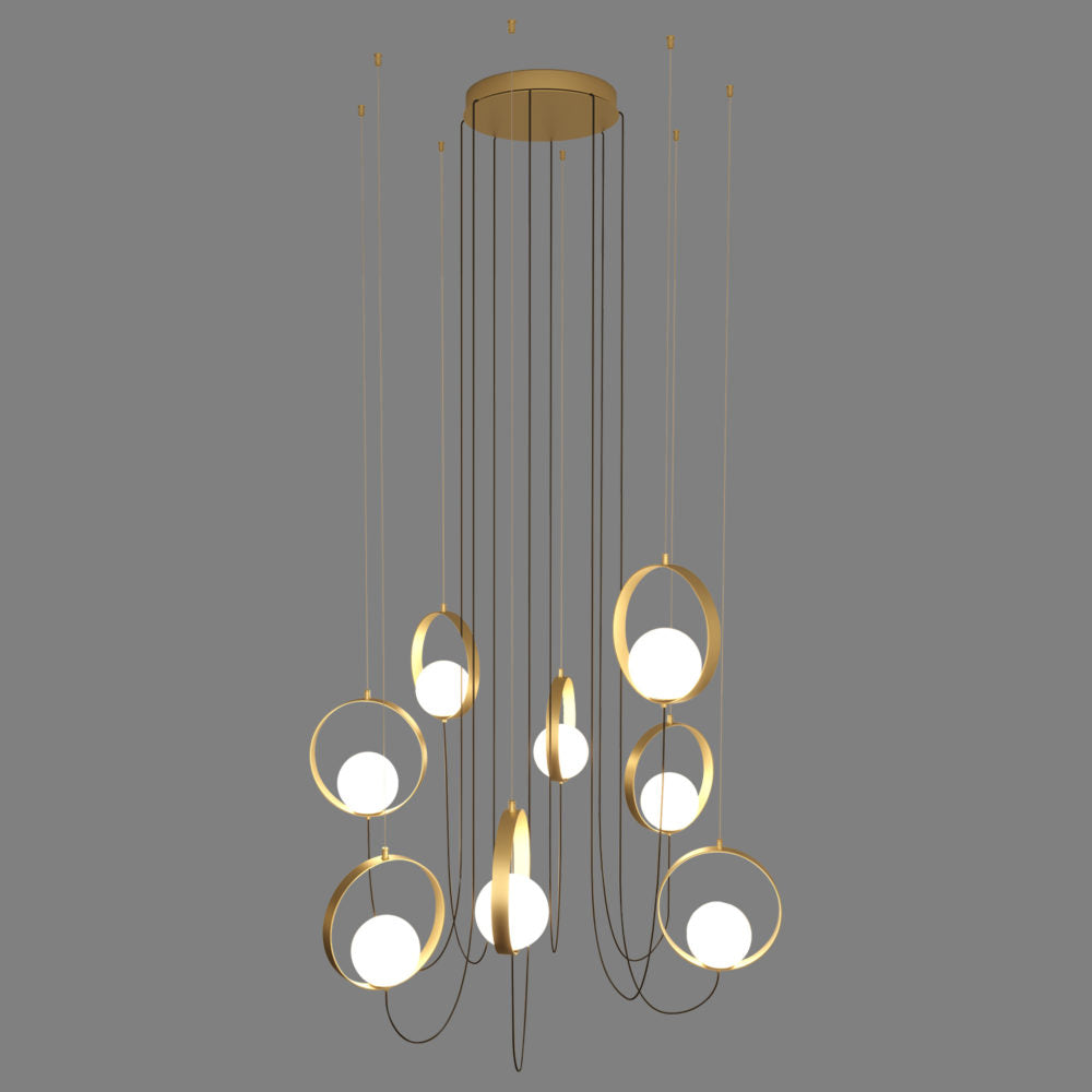 ACB - Halo - Lampadario 8 Luci