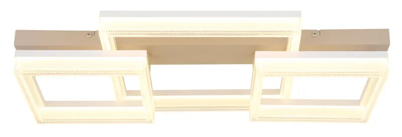 Plafoniera ZARA Globo Lighting LED con Tre Quadrati Sovrapposti