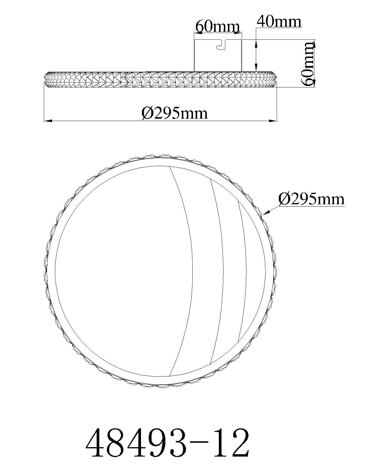 Globo Lighting CONSTANCE 48493-12 – Plafoniera LED rotonda in oro spazzolato e cristalli