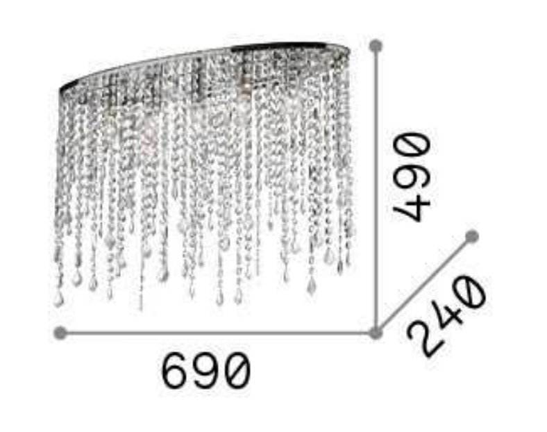 Ideal Lux - RAIN - Plafoniera
