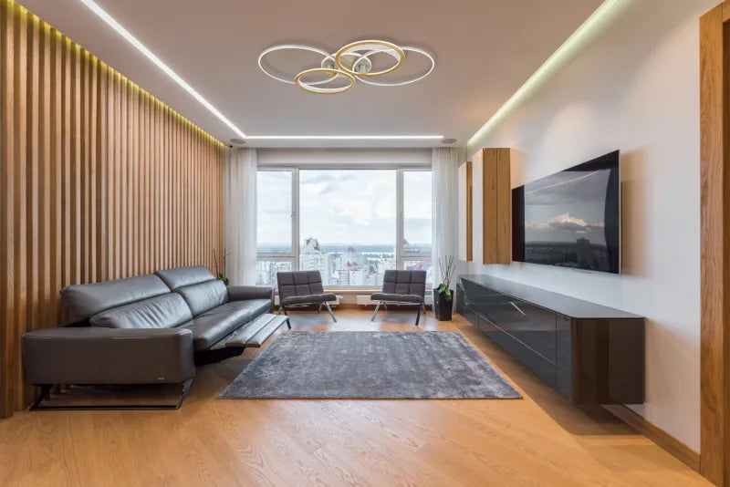 Plafoniera UMBRA Globo Lighting LED Dimmerabile Argento e Oro