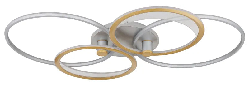 Plafoniera UMBRA Globo Lighting LED Dimmerabile Argento e Oro