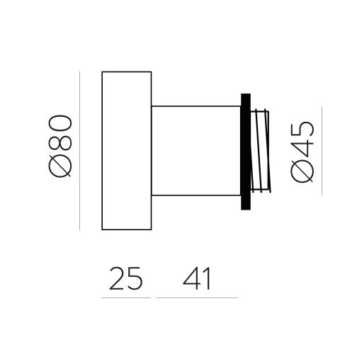 ACB - Pamela Lampada da Parete Sand