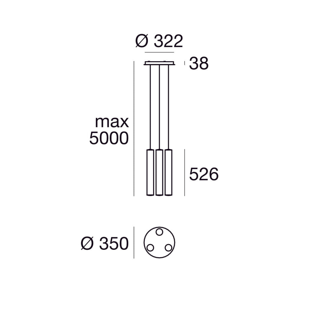 Linea Light -Tu-V3 Sospensione Led 48W