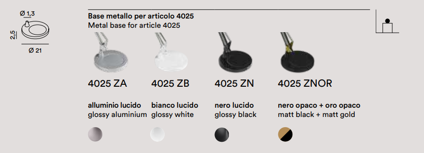 Perenz ARC - Base Alluminio