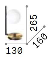 IDEAL LUX - Birds - Lampada da Tavolo