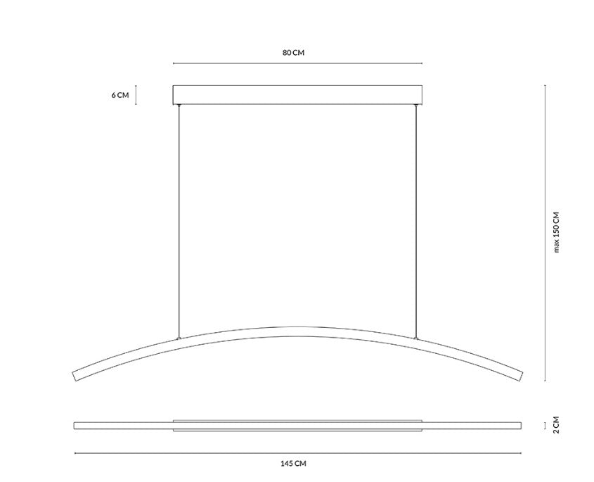 Vivida -Bow 30W - Sospensione - 3000K - 4000K