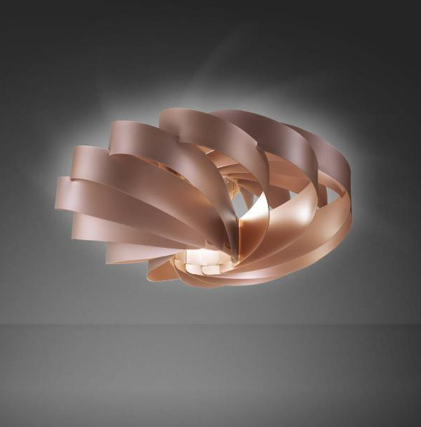 Linea Zero - Flat New Plafoniera - Silver, New Gold, Copper, Pink Metal