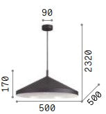 IDEAL LUX - Yurta - Sospensione