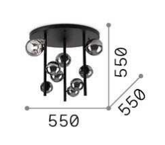 IDEAL LUX - Perlage - Plafoniera