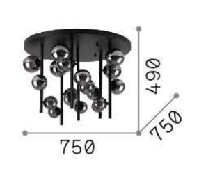 IDEAL LUX - Perlage - Plafoniera