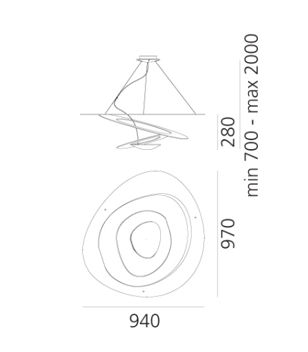 Artemide - Pirce Led Sospensione