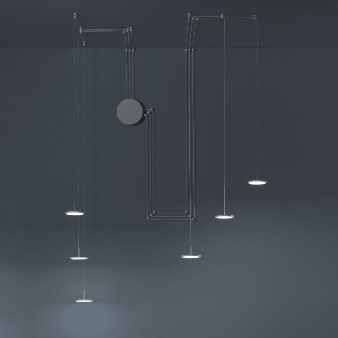 Vivida - Mystery Sospensione 6 Luci 60W 3000K - Sospensione