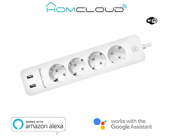Home Cloud - Multipresa Wi-Fi Intelligente Homcloud Schuko 16A
