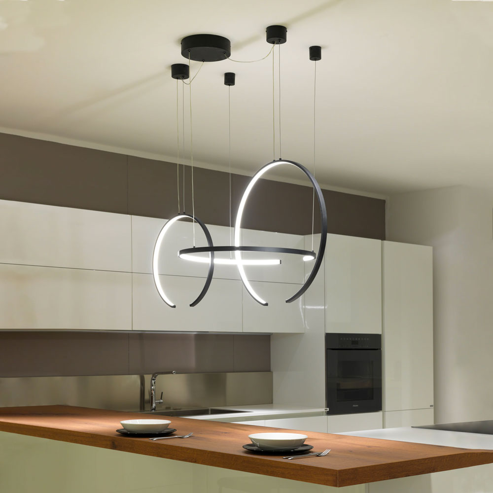 Vivida - Olympic Orizzontale 80W -  Sospensione 3000K - 4000K