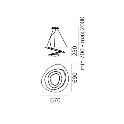 Artemide - Pirce Micro Led Sospensione