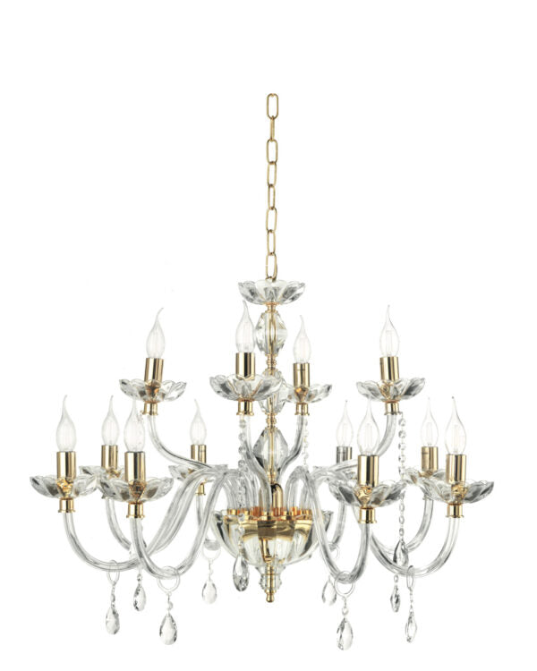 Ondaluce - Brigida oro - Lampadario