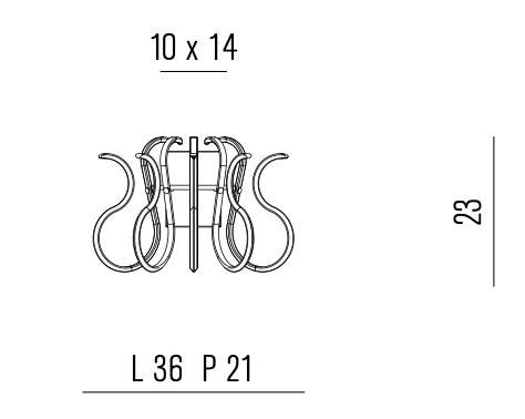 Metal Lux - Wave - Applique