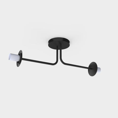 Parma Plafoniera 2 Luci con Diffusore Opale | ACB