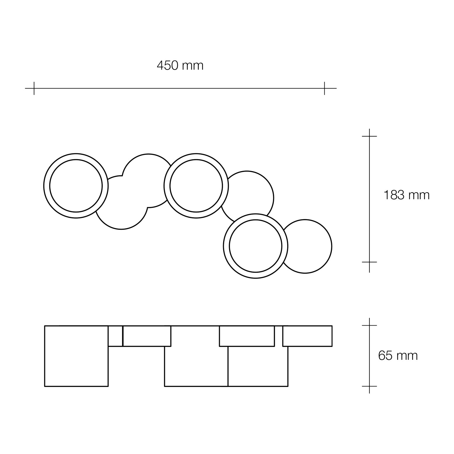 Sforzin Tecnico Chio – T262 / T263 / T264 - Plafoniera