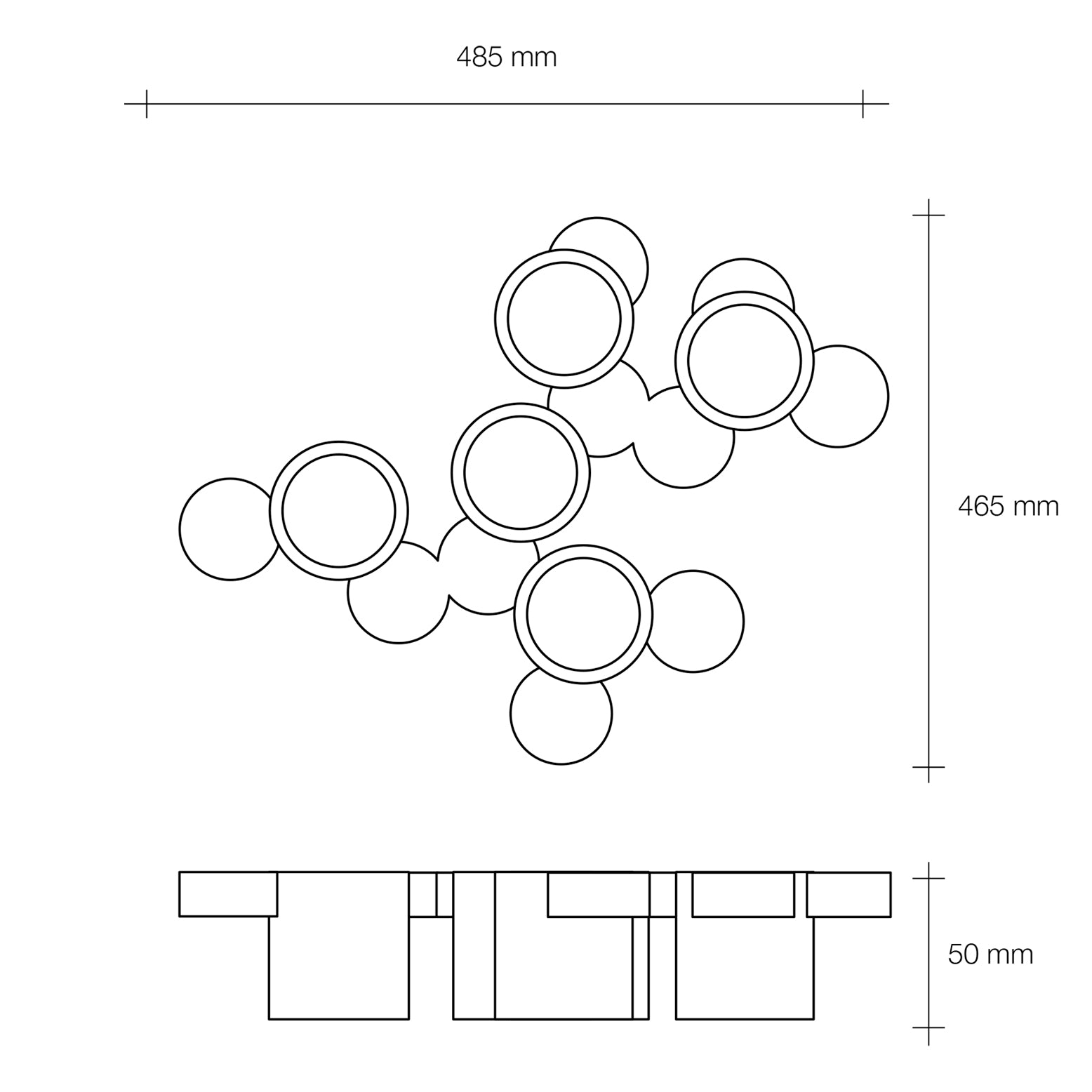 Sforzin Tecnico Chio – T262 / T263 / T264 - Plafoniera