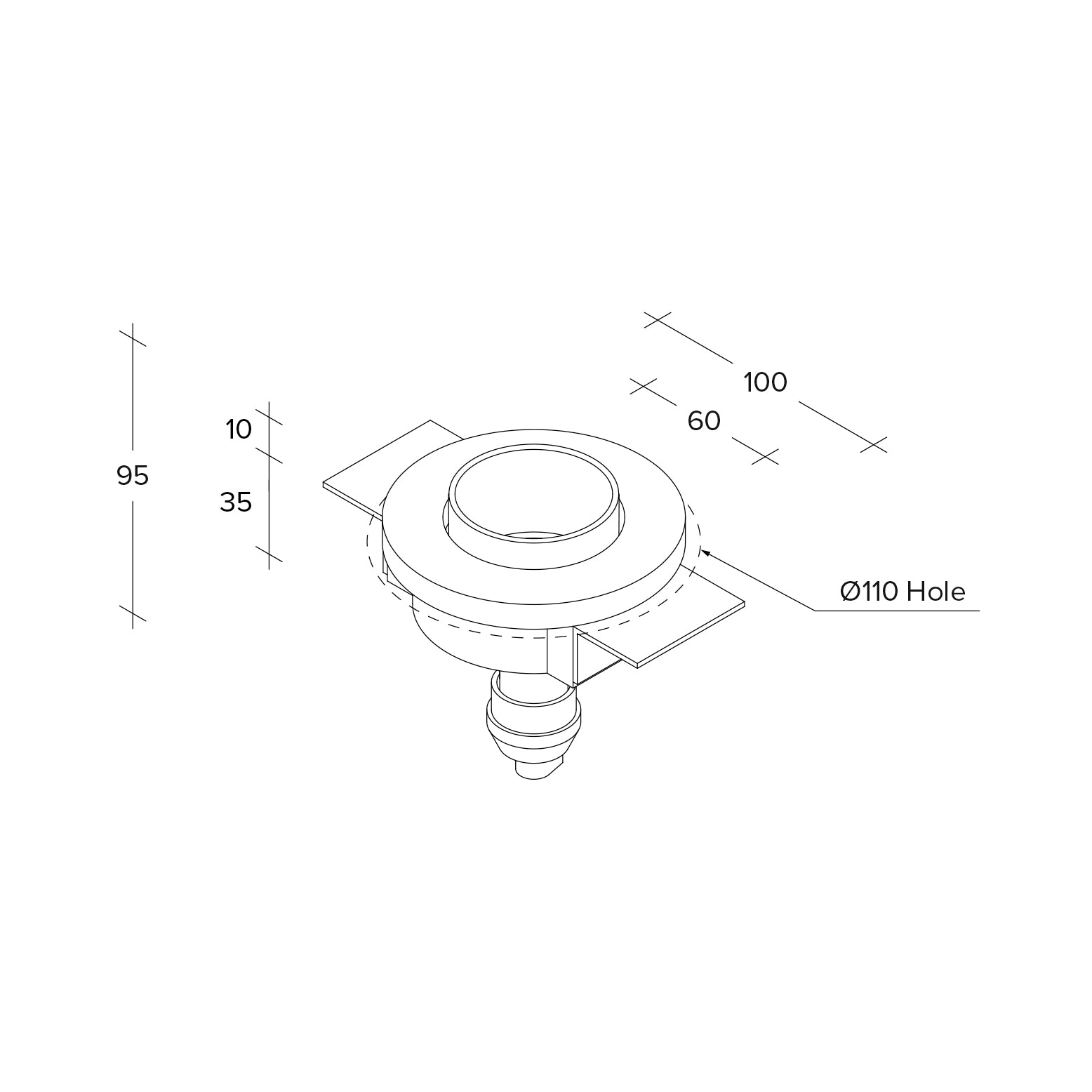 Sforzin Tecnico - Thessaly - Faretto Da incasso