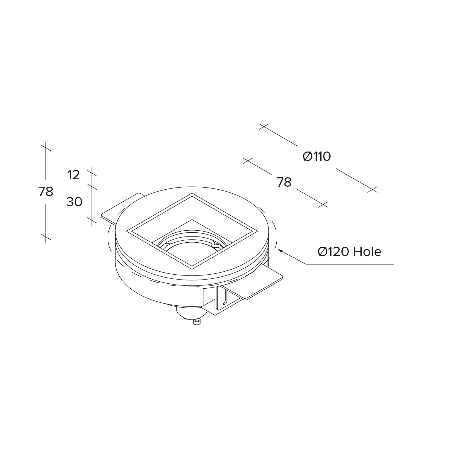 Sforzin Tecnico - Elis Raso - Faretto Da incasso