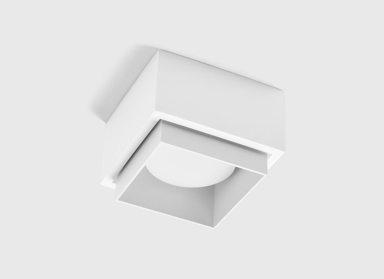 Sforzin Tecnico - Syme Quadrata - Lampada da Soffitto in Gesso