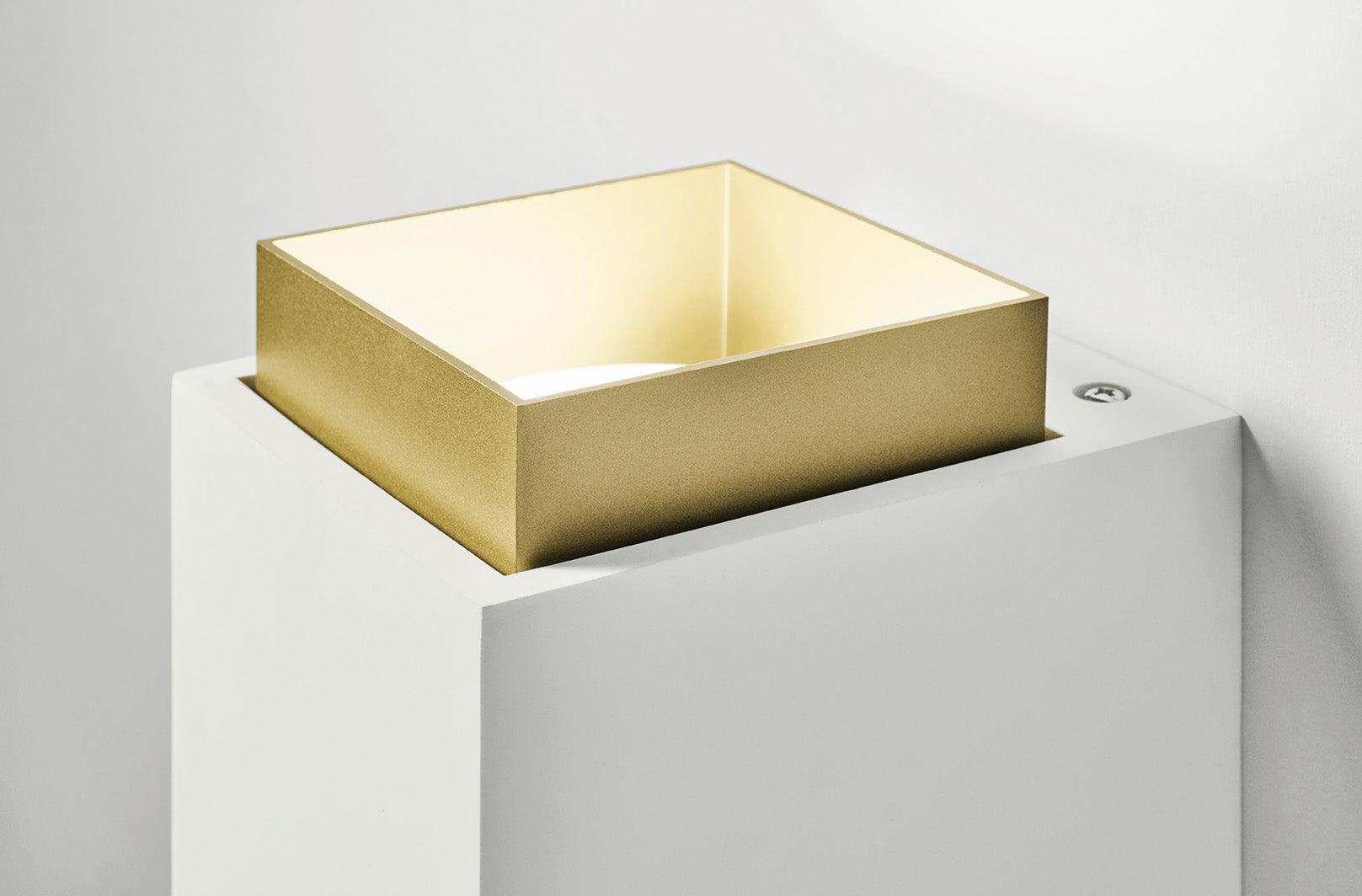 Sforzin Tecnico - Syme Quadrata - Lampada da parete in Gesso