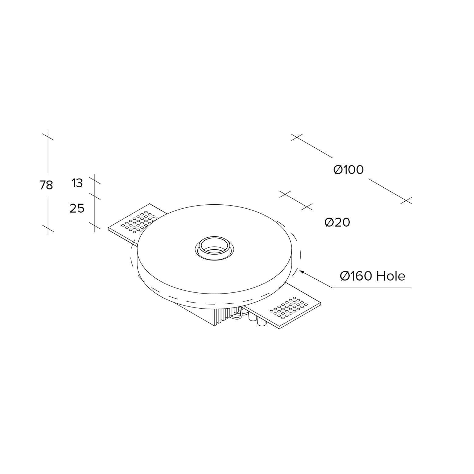 Sforzin Tecnico - Rhodia - Faretto Da incasso