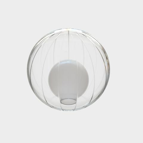 Doris Applique 4 Luci con Diffusori in Vetro Ø12 cm | ACB