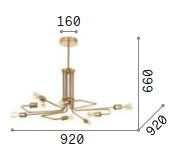 Ideal Lux - Triumph - Lampadario