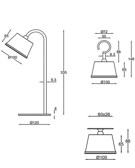 Fabas - Armanda Kit - Lampada Da tavolo
