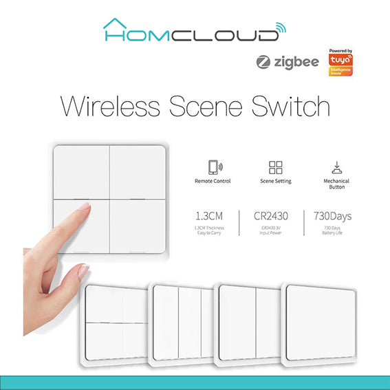 Home Cloud - Zigbee 3.0 – Senza fili – Adesivo – Alimentazione a batteria