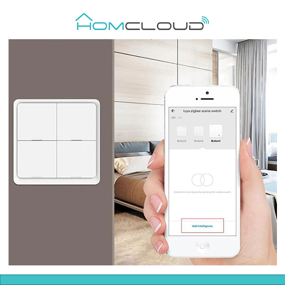 Home Cloud - Zigbee 3.0 – Senza fili – Adesivo – Alimentazione a batteria