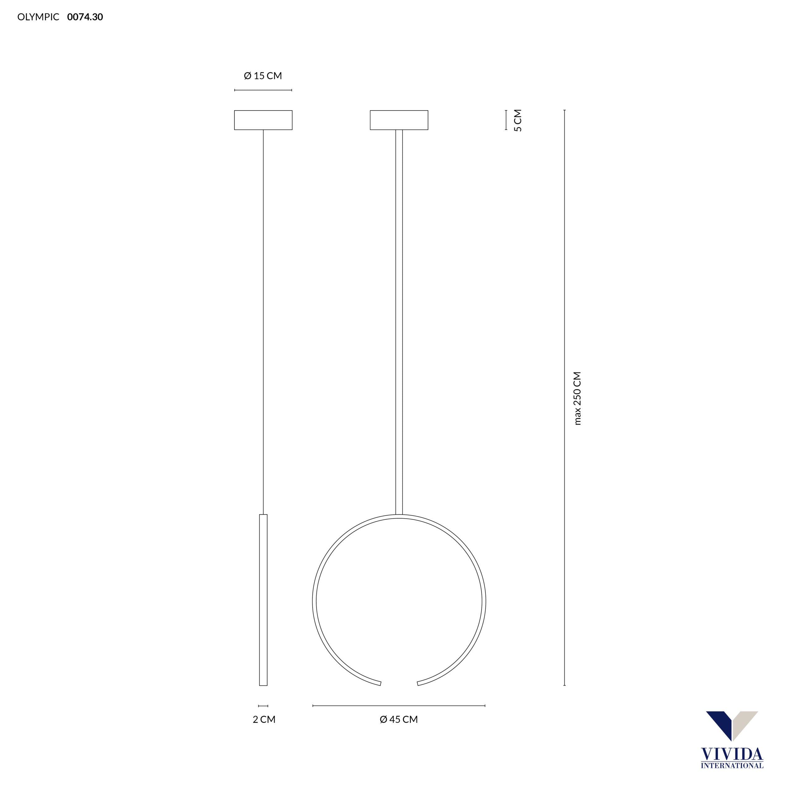 Vivida - Olympic - Bianco 25W - 3000K