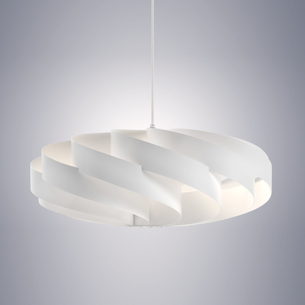 Linea Zero - Flat -Lampadario - Bianco, Nero