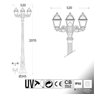 Fumagalli - Gigi Bisso Mary 3 Luci