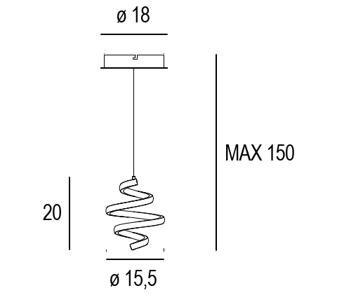 Promo luce - Boucle - Sospensione